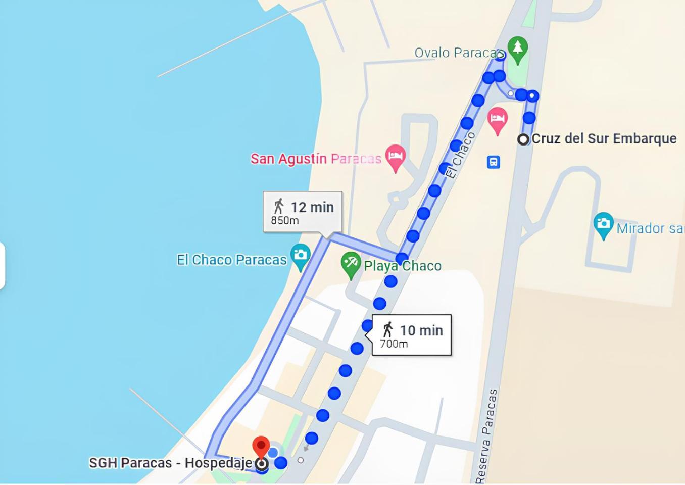 Sgh Paracas Hospedaje מראה חיצוני תמונה