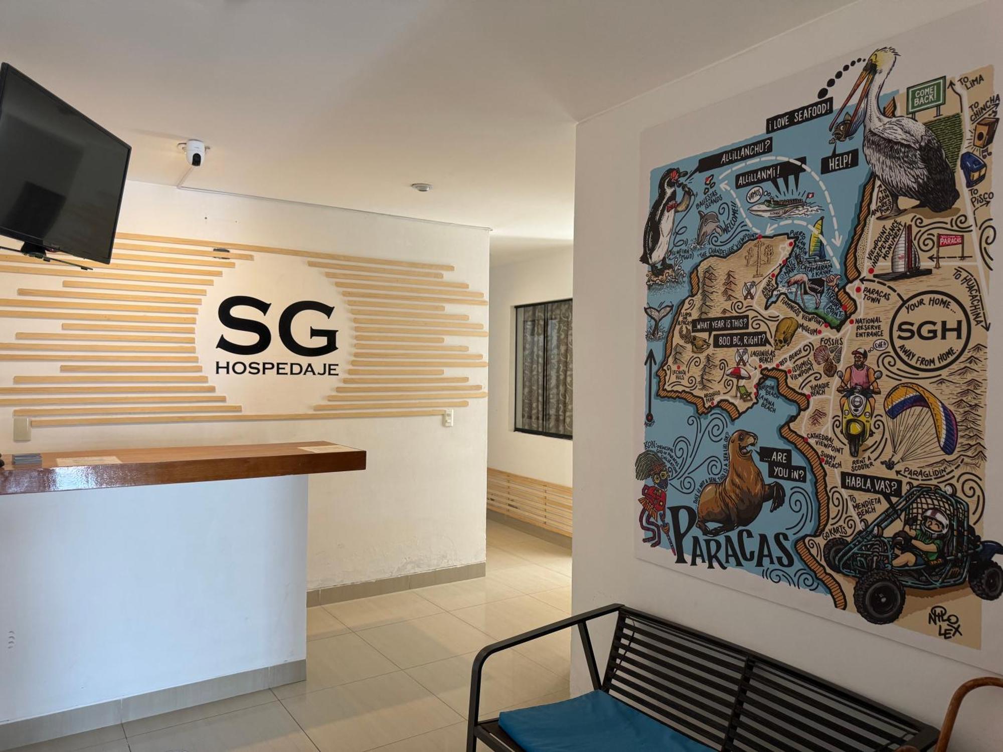 Sgh Paracas Hospedaje מראה חיצוני תמונה